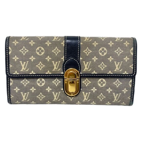 LOUIS VUITTON Portefeuille Sara Encre Monogram Idylle Wallet bran-204-100125 - Picture 1 of 8